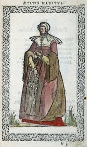 Femme picarde - dans « Habits et effigies » par Jean Sulperius