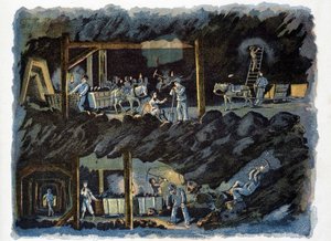 Travail dans la mine de charbon