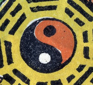 Yin et Yang. Objet décoratif chinois. sd. 19e siècle. - Unknown artist
