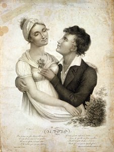 Scène de genre représentant un couple