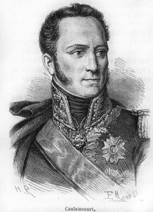Portrait du Marquis de Caulaincourt (1773-1827), Duc de Vicence, général et diplomate français.