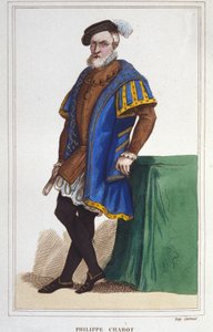 Portrait de Philippe de Chabot, seigneur de Brion, amiral de France (1480-1543) (gravure de 1830)