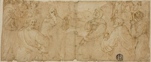 Saints franciscains en adoration