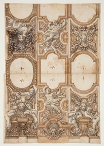 Projet pour la décoration du plafond - Unknown, Italian