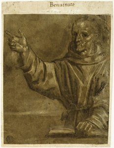 Saint Bernardin de Sienne Prêcher à livre ouvert