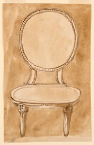 Dessin, chaise, 1780-90 - Unknown artistUnknown artist