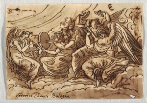 Dessin, Concert des anges, 1813-18 - Unknown artistUnknown artist