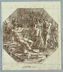 Dessin, Continence de Scipion, 1811 - Unknown artistUnknown artist