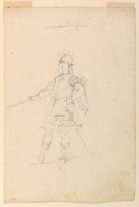Dessin, création de costumes : Le maître d