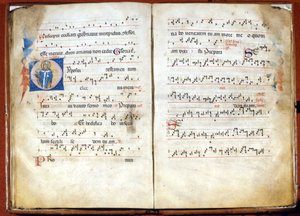 Missel du 14ème siècle de la liturgie ambrosienne. Archives du chapitre de Saint-Ambroise, Milan