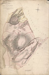 Une collection de relevés des domaines écossais du comte de Selkirk : La ferme composée de Kirkland Drumcroy, Auchenfloor, Cannee, Barhill et Silvercraigs (anciennement Nuntons)