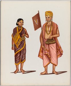Un couple (de la série Costumes et professions) - Unknown artist