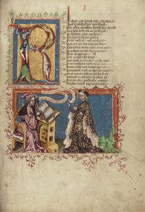 Un scribe et une femme - Unknown artist