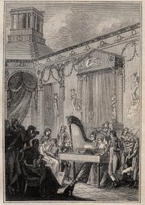 Concert de Pierre-Jean Garat (1762-1823) musicien et chanteur baryton français - Unknown artist