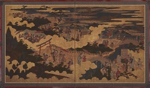 Une Fête au Sanctuaire de Sumiyoshi