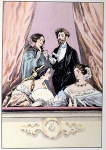 Une loge au Théâtre des Italiens