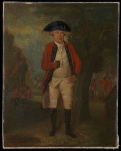 Portrait du Major-Général Arthur Tooker Collins des Marines en uniforme de cérémonie