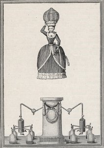 Figure aérostatique - La « Nymphe aérienne » des frères Enslen (Christian Gottfried) - Unknown artist