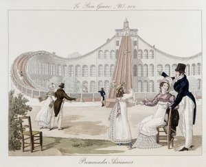 Promenades aériennes : montagnes russes - dans « Le Bon genre », n°102, début du 19e siècle