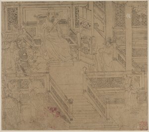 Album de thèmes taoïstes et bouddhistes : Rois des enfers : Feuille 29 - Unknown artist