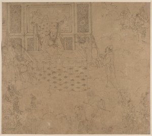 Album de thèmes taoïstes et bouddhistes : Rois des enfers : Feuille 31