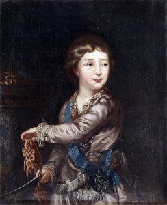 Portrait du grand-duc Alexandre Pavlovitch (1777-1825) enfant