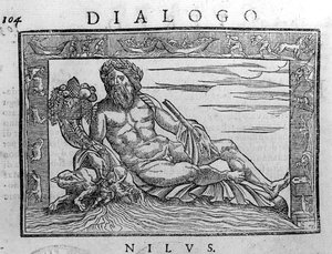 Allégorie du Nil, gravure du XVIIe siècle - Unknown artist