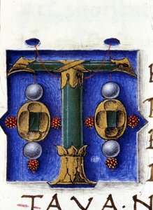 Alphabet : lettre T miniaturée