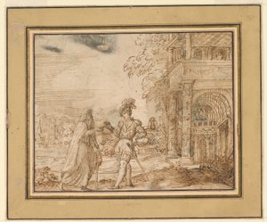 Ascète et courtisan - Unknown artist