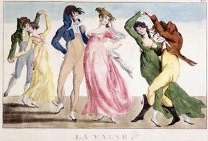 Bal : La valse, n.d., début 19ème siècle, Carnavalet