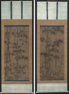 Bambou en quatre saisons : printemps et automne - Unknown artist