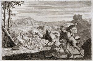 Bible de Royaumont, Ancien Testament : Défaite de Saül. L