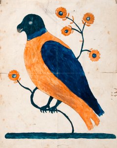 Oiseau sur une branche - Unknown artist