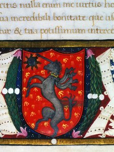 Blason décoré d