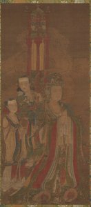 Bodhisattva et ses assistants