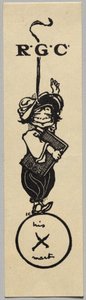 Ex-libris : R. G. C. - Unknown artist