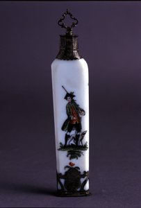 Bouteille pour parfums en céramique du 18ème siècle