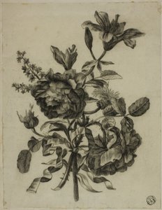 Bouquet de roses et de lys