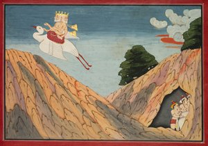 Brahma cache les vachers et les veaux dans la grotte, page d
