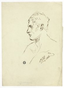 Buste de jeune homme de profil - Unknown artist