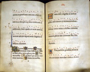 Canon SANCTUS du Missel de Visconti
