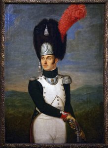 Capitaine des grenadiers de la Garde Royale Italienne, vers 1809