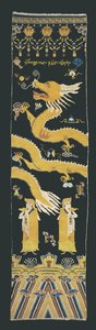 Tapis (pour une colonne de temple bouddhiste) - Unknown artist