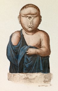 Enfant borgne, classé selon la nomenclature de Linné et la classification de Cuvier (gravure)