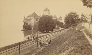 [Château de Chillon sur le lac Léman]