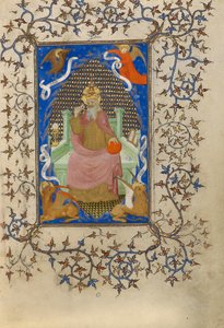 Le Christ en majesté entouré des symboles des quatre évangélistes - Unknown artist