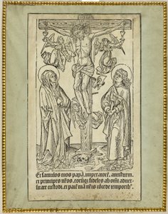 Le Christ en croix avec les anges - Unknown artist