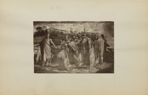 [Le message du Christ à Pierre (Matthieu 16:18-19, Jean 21:15-17)" par Raphael]