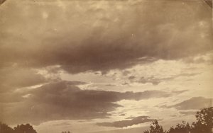 [Étude sur les nuages] - Unknown artist