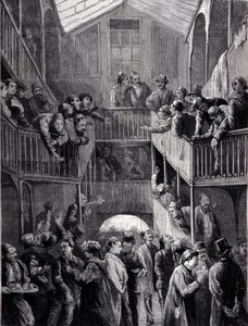 Constantinople : la bourse dans le faubourg de Galata en 1878 - Unknown artist